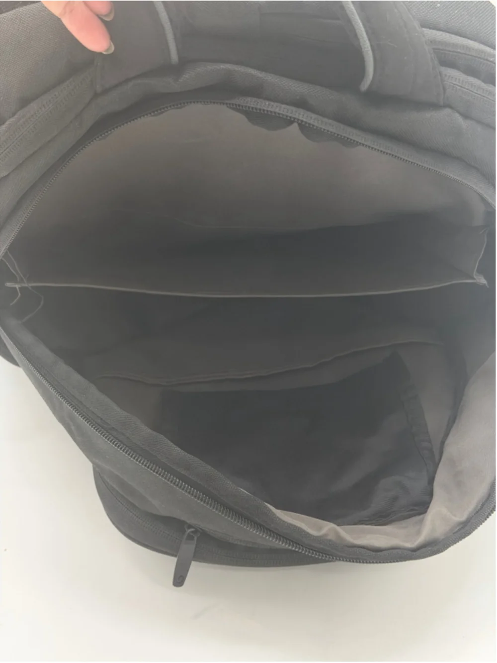 Apple Logo Black Backpack Large
